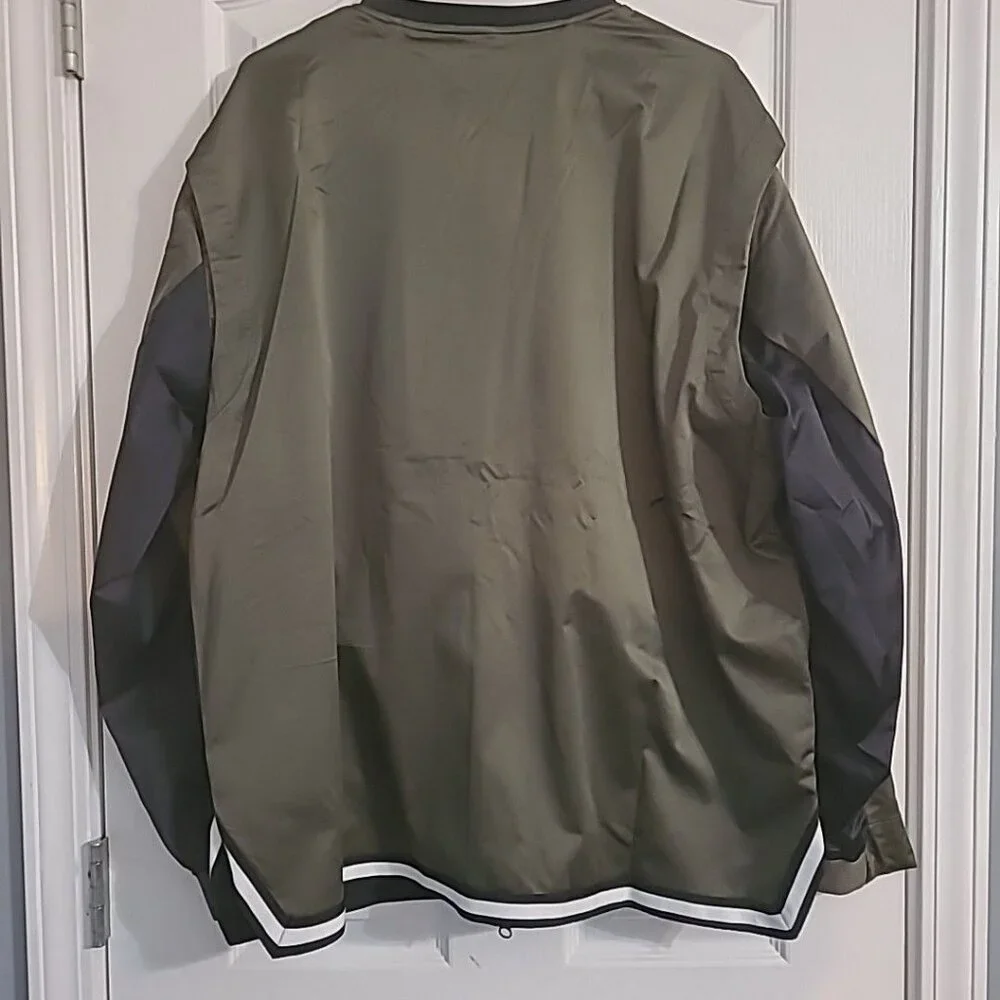Nike Dri-FIT Men's Size X-Large NGC Bomber Full Zip Black Golf Jacket FQ1168-010